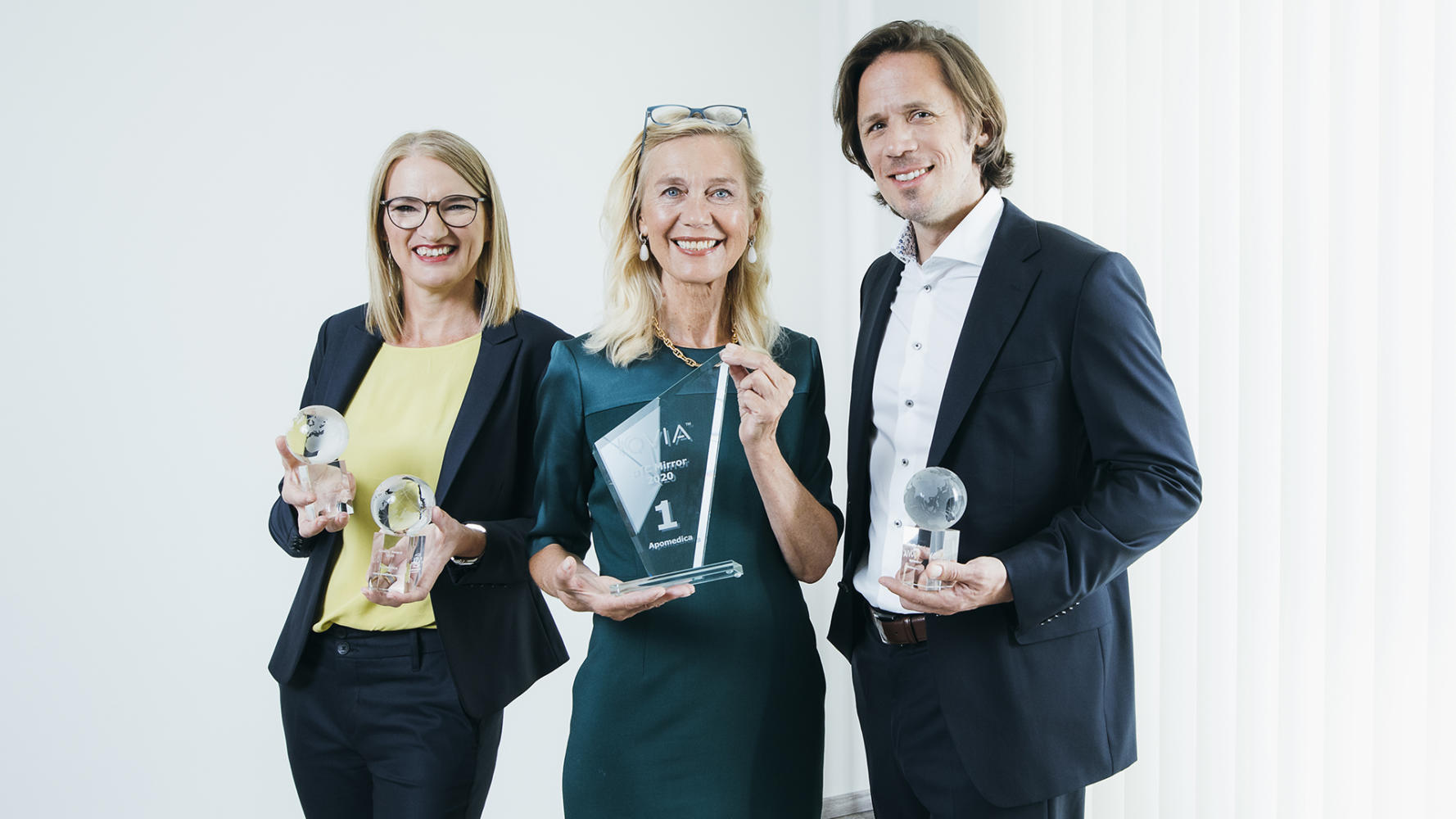 Apomedica Geschäftsführung anlässlich de IQVIA OTC Mirror Awards 2020
