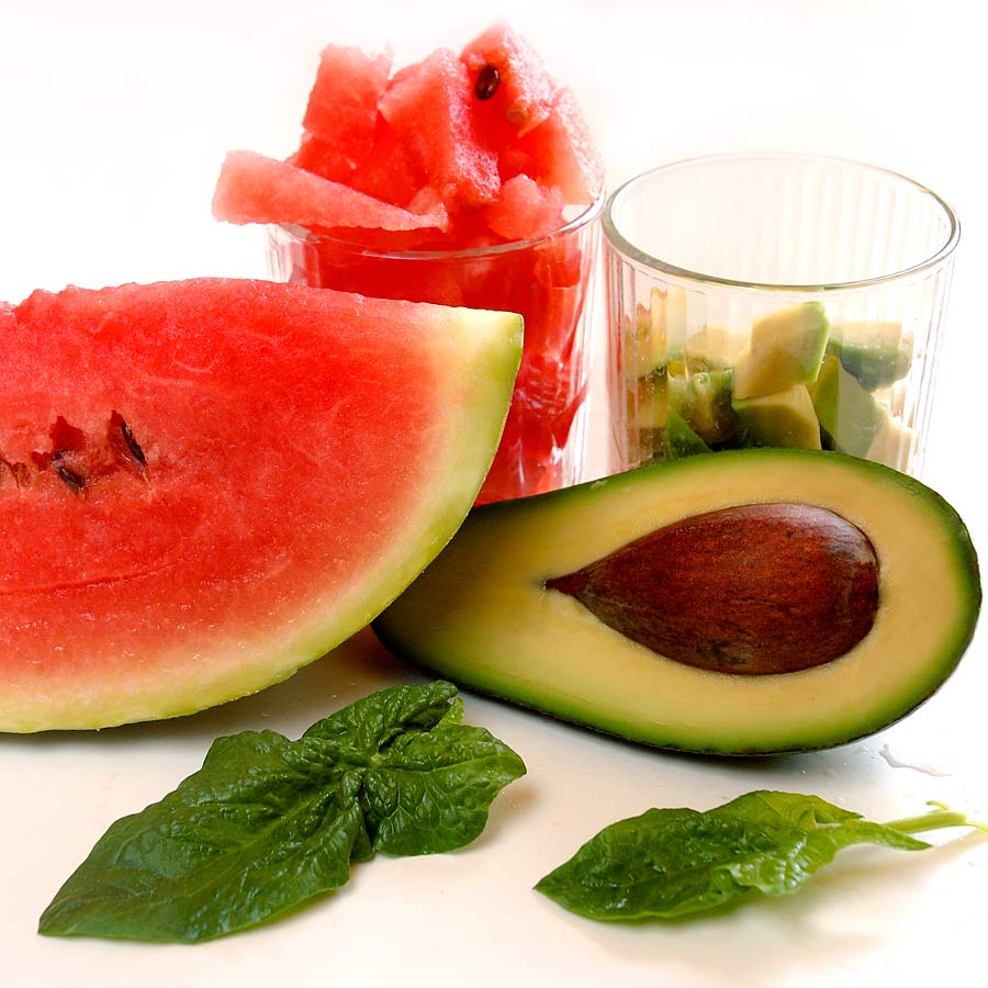 Wassermelonen-Avocado Smoothie