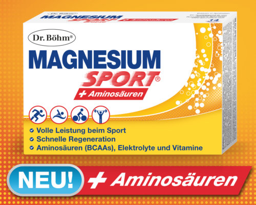 Neu! Dr. Böhm® Magnesium Sport® + Aminosäuren
